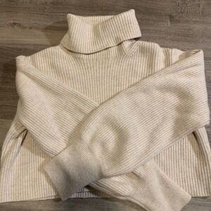 Wilfred Brand 100% Merino Wool crop sweater